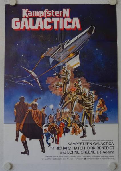 Kampfstern Galactica originales deutsches Filmplakat